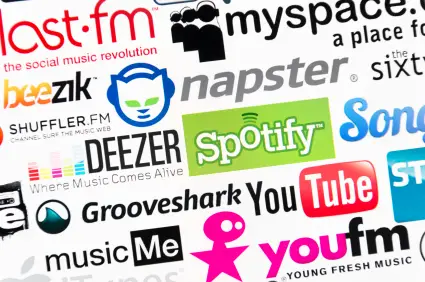 What are some streaming music services?