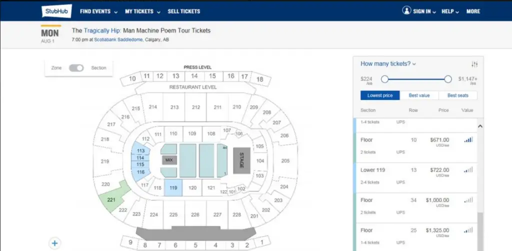 Hip tickets Calgary StubHub