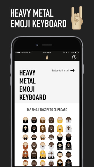 Metal Emoji keyboard