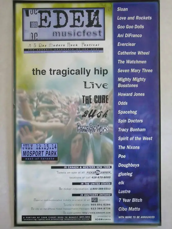 Edenfest 1996 - Poster