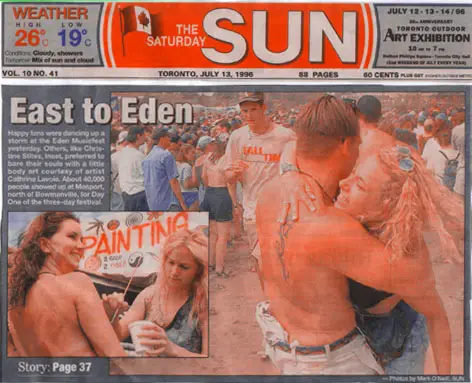 Edenfest 1996 - Toronto Sun