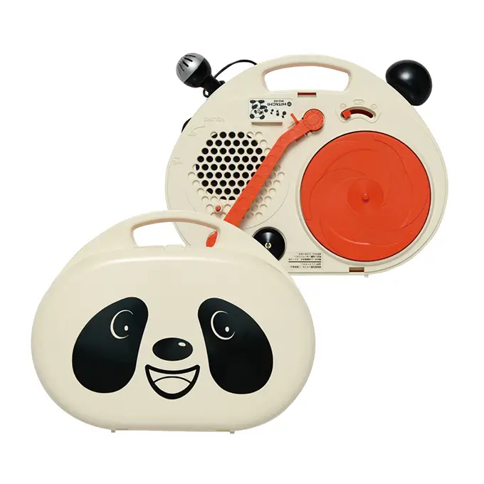 Portable record player - panda
