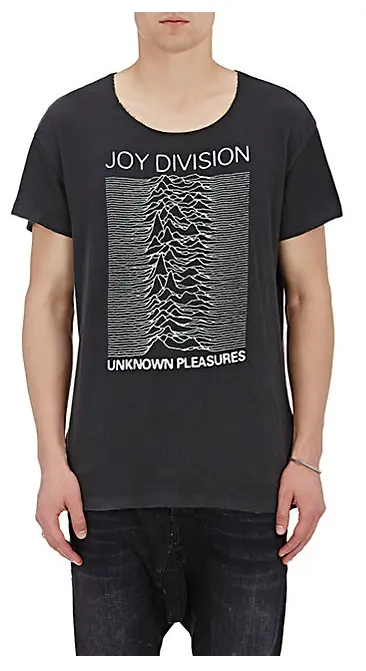 Barney's Joy Division t-shirt