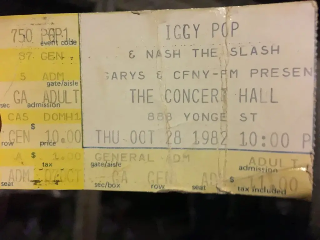 Iggy Pop 1982