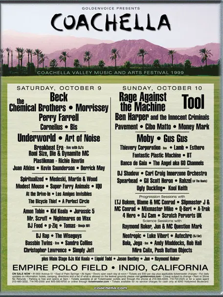 A Journal Of Musical ThingsThe 2018 Coachella Lineup Poster Tells You ...