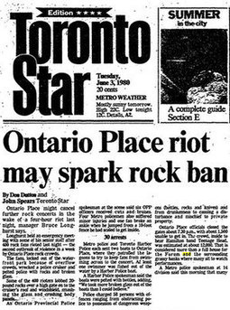 38 years ago today: The Great Toronto Punk Rock Riot | Alan Cross