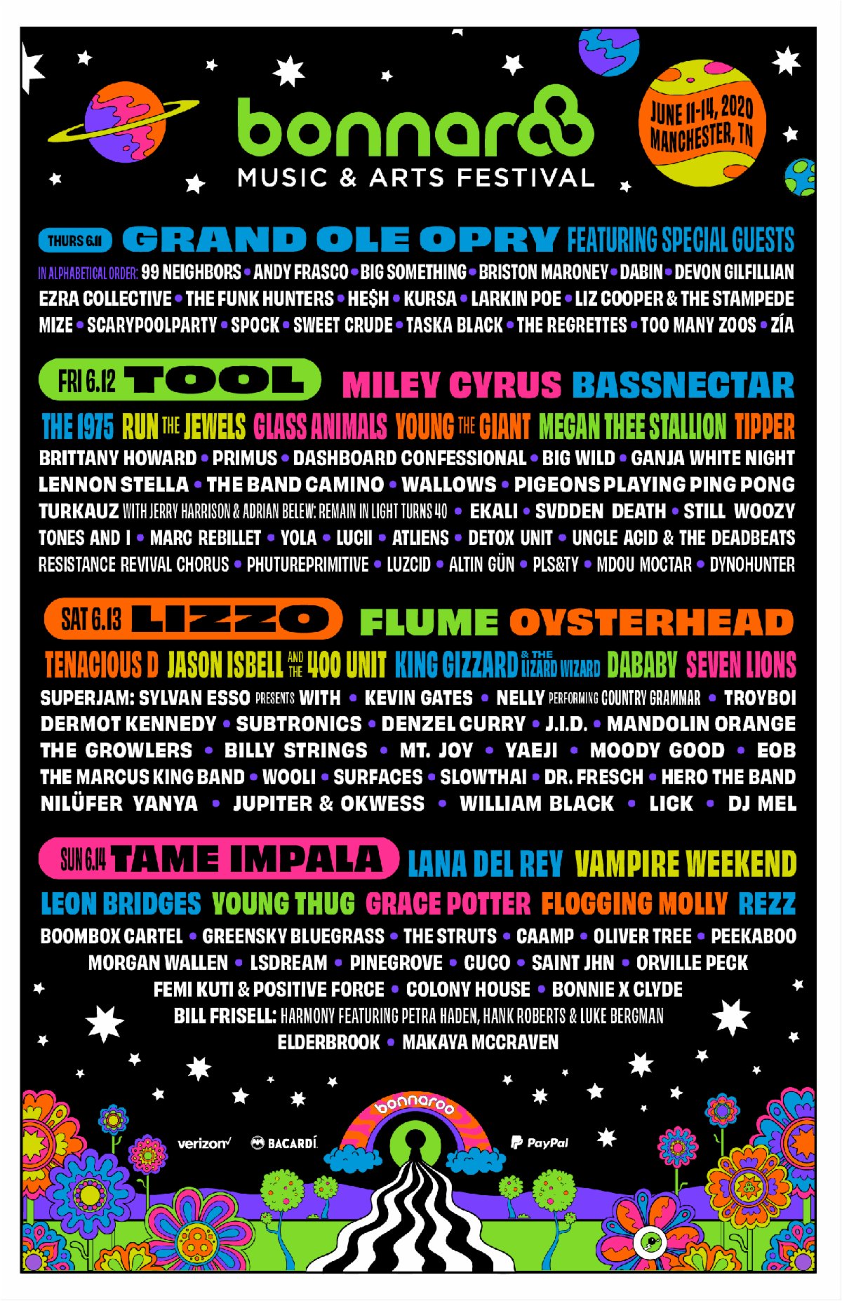 Bonnaroo announces 2020 lineup with a (ever-so-slight) lean towards ...