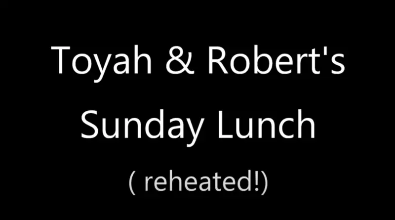 This week's Robert Fripp and Toyah Willcox's Sunday lunch is a clip ...