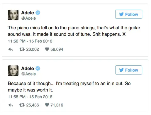 Adele Grammy Tweets copy