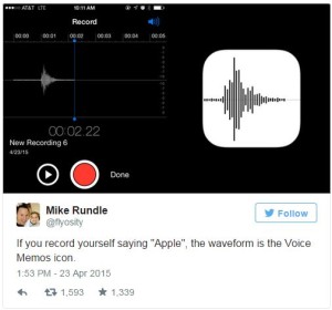 Apple - Voice Memos icon proof