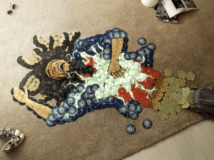 Bob Marley made from CDs