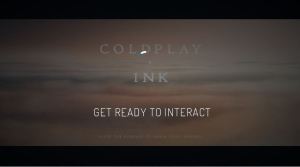 Coldplay Ink video graphic