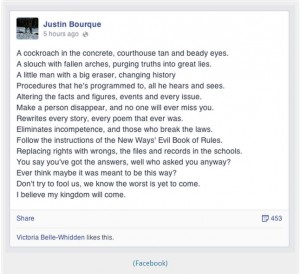 Justin Bourqe - Megadeth post