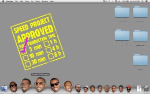 Kanye West desktop icons