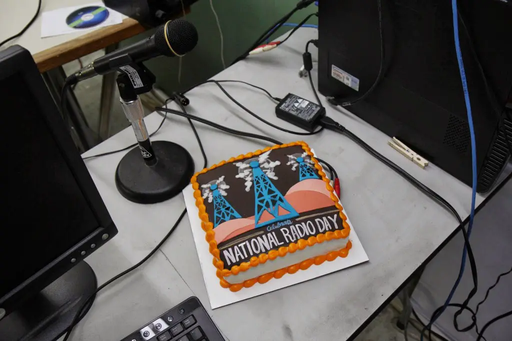 National Radio Day cake