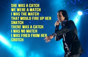Nick Cave's bad lyrics