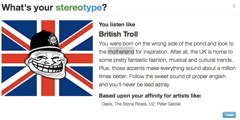 Have Fun With This: What's Your Music Stereotype? - Alan Cross